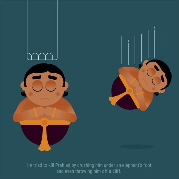 হিরণ্যকশিপু আদেশ দেন প্রহ্লাদকে মারার (Network18 Creative)    