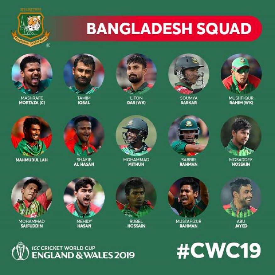 বাংলাদেশ দলমশরাফি মোর্তাজা(অধিনায়ক)তামিম ইকবালমহম্মদুল্লাহমুশফিকুর রহিমশাকিব আল হাসানসৌম্য সরকারলিটন দাসশাব্বির রহমানমেহেদি হাসানমহম্মদ মিঠুনরুবেল হোসেনমুস্তাফিজুর রহমানমহম্মদ সইফুদ্দিনমোসাদ্দেক হোসেনআবু জায়েদ বাংলাদেশ দলমশরাফি মোর্তাজা(অধিনায়ক)তামিম ইকবালমহম্মদুল্লাহমুশফিকুর রহিমশাকিব আল হাসানসৌম্য সরকারলিটন দাসশাব্বির রহমানমেহেদি হাসানমহম্মদ মিঠুনরুবেল হোসেনমুস্তাফিজুর রহমানমহম্মদ সইফুদ্দিনমোসাদ্দেক হোসেনআবু জায়েদ