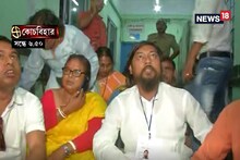পুনর্নির্বাচনের দাবিতে ধরনায় নিশীথ প্রামাণিক