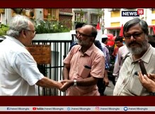 ভোটপ্রচারে হঠাৎ দেখা ! সৌজন্য বিনিময় বিকাশরঞ্জন ভট্টাচার্য ও সৌমিত্র চট্টোপাধ্যায়ের ভোটপ্রচারে হঠাৎ দেখা ! সৌজন্য বিনিময় বিকাশরঞ্জন ভট্টাচার্য ও সৌমিত্র চট্টোপাধ্যায়ের