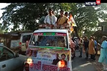কংগ্রেস প্রার্থী কাজী আবদুর রহিমের সমর্থনে রোড শো করলেন দীপা দাশমুন্সি