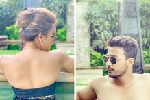 উষ্ণ প্রেমে একাকার বনি-কৌশানি, খোলা আকাশের নীচে স্নান করলেন একসঙ্গে উষ্ণ প্রেমে একাকার বনি-কৌশানি, খোলা আকাশের নীচে স্নান করলেন একসঙ্গে