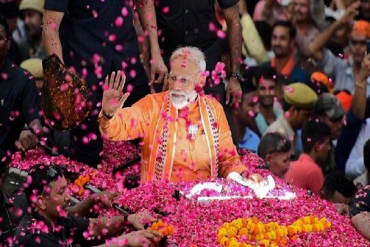 photo: Narendra Modi at Varanasi