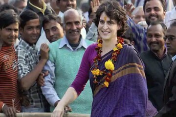 Priyanka Gandhi Vadra's rally in Uttarpradesh Siddharthnagar