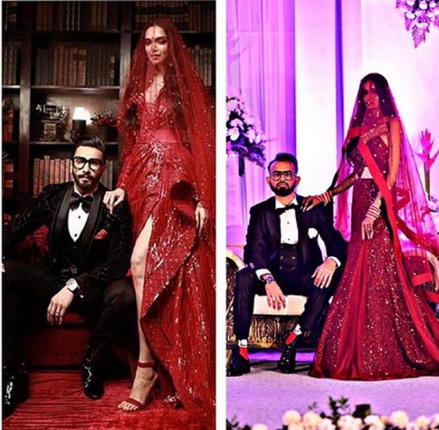 তবে সবচেয়ে ভাইরাল হয়েছে অনুশার রিসেপশন লুক৷ দীপিকা পাডুকোনের মুম্বই রিসেপশনের লাল গাউন, লম্বা ভেইল, এমনকী অনুশার স্বামীও সেজেছিলেন রণবীর সিং-এর মতো৷