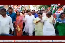 জয়ের পর শালবনিতে শুভেন্দু অধিকারীর পদযাত্রা