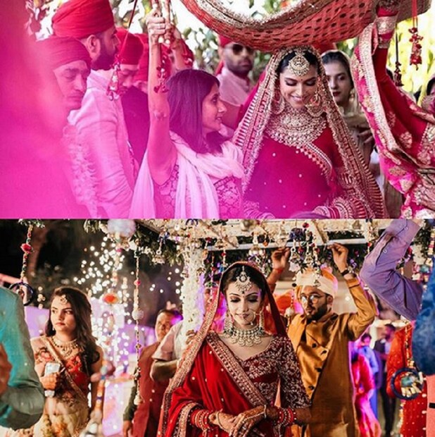 সঙ্গীতে সোনমের লুকে সাজলেও বিয়ের দিন দীপিকার সিন্ধি বিয়ের লুকটাই বেশি পছন্দ ছিব অনুশার৷ লাল লেহঙ্গা শুধু নয়, দীপিকার বড় মাঙ্গটিকা, ঘন কাজল সব কিছুই রিক্রিয়েট করেছিলেন অনুশা৷