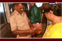 money revived from bjp's car at joynagar in naka checking money revived from bjp's car at joynagar in naka checking
