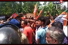 খেজুরীতে ভারতী ঘোষের মিছিল ঘিরে বিক্ষোভ খেজুরীতে ভারতী ঘোষের মিছিল ঘিরে বিক্ষোভ