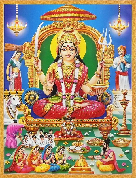 কীভাবে মায়ের পুজো করবেন ? হিন্দু শাস্ত্রমতে, শুক্রবার সকাল সকাল ঘুম থেকে উঠে স্নান সেরে, চানা এবং গুড়, দুটো থালায় সাজিয়ে মায়ের সামনে রাখুন। মাকে ফুল দিয়ে সাজিয়ে ধূপ-ধুনো জ্বালিয়ে নিন। পুজো শেষ হলে প্রসাদ নিবেদন করুন। সারা দিন উপোস করে সূর্যাস্তের পরই খাবার খান।  Photo Source: Collected Representative image