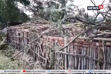 ৪০ সেকেন্ডের ঝড়ে লন্ডভন্ড আমতা