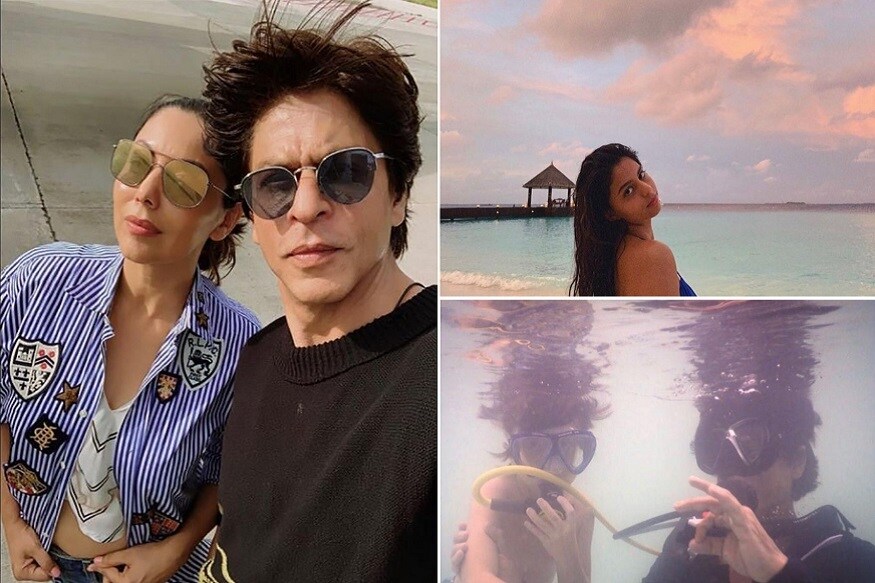 মালদ্বীপে বেড়াতে গেলেন শাহরুখ (shahrukh khan) তাঁর পুরো পরিবার নিয়ে। সেখানে গিয়ে ছেলে মেয়েকে নিয়ে মজা করে সময় কাটালেন শাহরুখ ও গৌরি খান (Gauri kan)।photo source collected মালদ্বীপে বেড়াতে গেলেন শাহরুখ (shahrukh khan) তাঁর পুরো পরিবার নিয়ে। সেখানে গিয়ে ছেলে মেয়েকে নিয়ে মজা করে সময় কাটালেন শাহরুখ ও গৌরি খান (Gauri kan)।photo source collected
