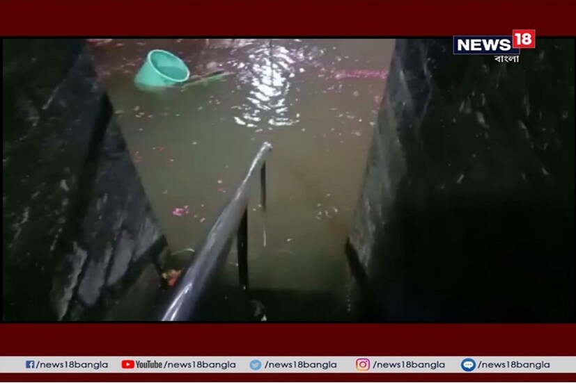 থানের একটি মন্দিরে ঢুকে যায় জল