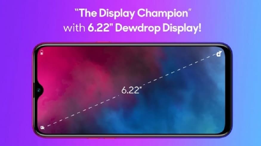 Realme 3i ফোনে রয়েছে 6.22 ইঞ্চি HD+ ডিসপ্লে, এর স্ক্রীন-টু-বডি রেশিও 88.30% । এই ফোনে রয়েছে ডায়মন্ড-কাট ডিজাইন আর 13মেগাপিক্সেল সেলফি ক্যামেরা ব্যবহার করেছে চিনের কোম্পানিটি। Realme 3i ফোনে রয়েছে 6.22 ইঞ্চি HD+ ডিসপ্লে, এর স্ক্রীন-টু-বডি রেশিও 88.30% । এই ফোনে রয়েছে ডায়মন্ড-কাট ডিজাইন আর 13মেগাপিক্সেল সেলফি ক্যামেরা ব্যবহার করেছে চিনের কোম্পানিটি।