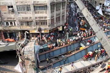 ভেঙে পড়া পোস্তা উড়ালপুল ভাঙার কাজ শুরু আজ থেকেই