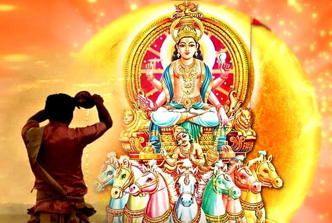 ♦ সাত ঘোড়ার রথে সওয়ার সূর্যদেবের ছবি বাড়ির পূর্বদিকের দেওয়ালে লাগান। ঘুম থেকে কাজ শুরুর আগে সর্বপ্রথম ওই মূর্তি দর্শন করুন। হাত জোড় করে করুন প্রার্থনা। ♦ সাত ঘোড়ার রথে সওয়ার সূর্যদেবের ছবি বাড়ির পূর্বদিকের দেওয়ালে লাগান। ঘুম থেকে কাজ শুরুর আগে সর্বপ্রথম ওই মূর্তি দর্শন করুন। হাত জোড় করে করুন প্রার্থনা।