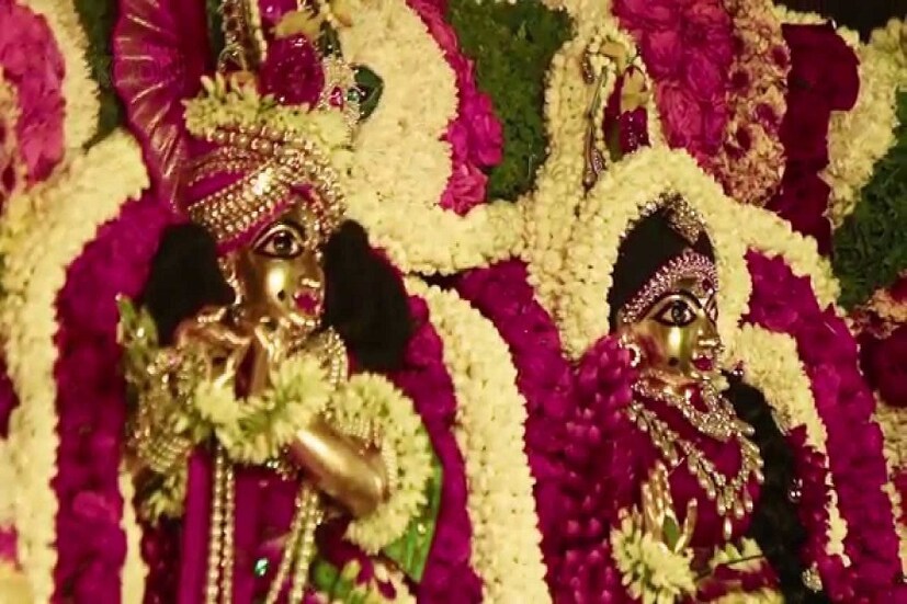 রাধা-কৃষ্ণের ঝুলনযাত্রা উৎসব ঘিরে উৎসবমুখর নবদ্বীপ মায়াপুর । ছবি সংগৃহীত ৷ 