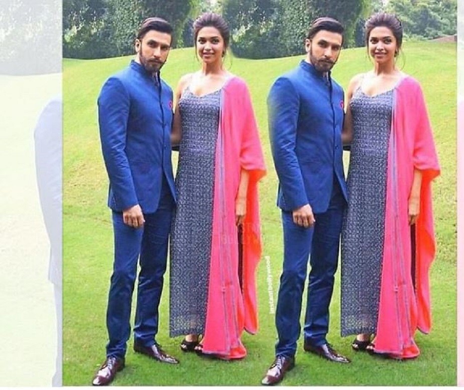 ছবিতে দেখা যাচ্ছে দীপিক রণবীর পাশাপাশি দাঁড়িয়ে রয়েছে। 'আলাউদ্দিন খলজি' সুটেড বুটেড। কিন্তু দীপকা, যিনি সবসময় বডি হাগিং পোশাক পরতে পছন্দ করেন, তিনিই পরেছেন ঢলা লং ফ্রক। সঙ্গে আবার দুপাট্টা। ছবিতে দেখা যাচ্ছে দীপিক রণবীর পাশাপাশি দাঁড়িয়ে রয়েছে। 'আলাউদ্দিন খলজি' সুটেড বুটেড। কিন্তু দীপকা, যিনি সবসময় বডি হাগিং পোশাক পরতে পছন্দ করেন, তিনিই পরেছেন ঢলা লং ফ্রক। সঙ্গে আবার দুপাট্টা।