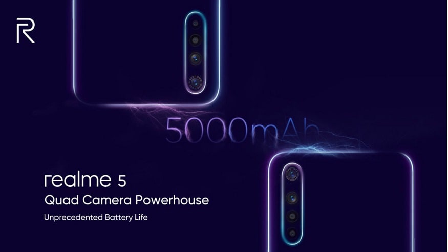 Realme 5 Pro-তে রয়েছে 6.3 ইঞ্চির FHD+ ডিসপ্লে, স্ক্রিনের উপরে রয়েছে ডিউড্রপ নচ। ফোনে রয়েছে Octacore Snapdragon 7124 GB RAM। ছবি তোলার জন্য রয়েছে ৪টি রিয়ার ক্যামেরা - 48MP প্রাইমারি সেন্সর, 8MP আলট্রা ওয়াইড লেন্স, 2MP পোট্রেট লেন্স আর 2MP আলট্রা মাইক্রো লেন্স। সেলফির জন্য রয়েছে 16MP ক্যামেরা। ফোনের ভিরতে রয়েছে 4,035 mAh-এর ব্যাটারি। Realme 5 Pro-তে রয়েছে 6.3 ইঞ্চির FHD+ ডিসপ্লে, স্ক্রিনের উপরে রয়েছে ডিউড্রপ নচ। ফোনে রয়েছে Octacore Snapdragon 7124 GB RAM। ছবি তোলার জন্য রয়েছে ৪টি রিয়ার ক্যামেরা - 48MP প্রাইমারি সেন্সর, 8MP আলট্রা ওয়াইড লেন্স, 2MP পোট্রেট লেন্স আর 2MP আলট্রা মাইক্রো লেন্স। সেলফির জন্য রয়েছে 16MP ক্যামেরা। ফোনের ভিরতে রয়েছে 4,035 mAh-এর ব্যাটারি।
