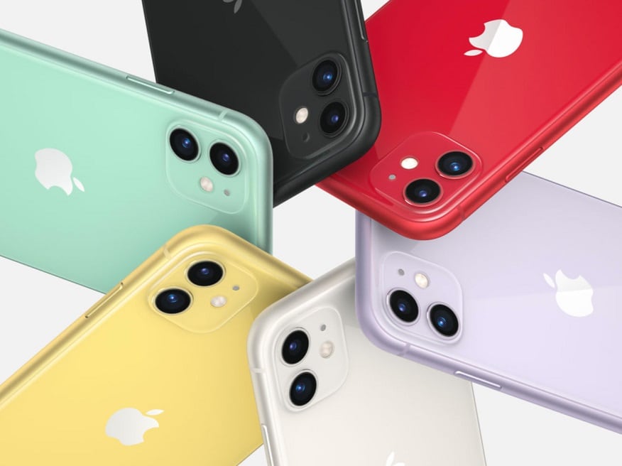 Apple iPhone 11 - ২০১৯ সালে বাজারে এসেছিল অ্যাপেলের প্রথম বাজেট স্মার্টফোন। জানা গিয়েছে যে, জুন মাস পর্যন্ত স্মার্টফোনটি বিক্রি হয়েছে ৩ কোটি ৭৭ লক্ষ পিস। iPhone 11-এর দাম শুরু হচ্ছে ৬৪,৯০০ টাকা থেকে। Apple iPhone 11 - ২০১৯ সালে বাজারে এসেছিল অ্যাপেলের প্রথম বাজেট স্মার্টফোন। জানা গিয়েছে যে, জুন মাস পর্যন্ত স্মার্টফোনটি বিক্রি হয়েছে ৩ কোটি ৭৭ লক্ষ পিস। iPhone 11-এর দাম শুরু হচ্ছে ৬৪,৯০০ টাকা থেকে।