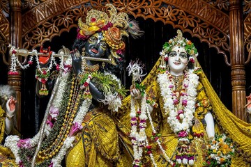 মায়াপুরে ইসকন মন্দিরে মহাসমারোহে পালিত হচ্ছে রাধাষ্টমী উৎসব