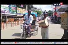 সাধারণ মানুষকে বিজয়ার শুভেচ্ছা, লাড্ডু বিতরণ করল পুলিশ সাধারণ মানুষকে বিজয়ার শুভেচ্ছা, লাড্ডু বিতরণ করল পুলিশ