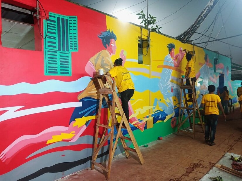 ভারত বনাম বাংলাদেশ ম্যাচে প্রথম তিন হাউসফুল হওয়ায় দারুণ খুশি কলকাতা প্রিন্স দাদা ৷ Photo Courtesy- CAB/ Twitter 