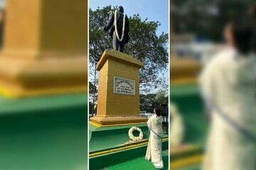 আম্বেডকরের মূর্তিতে মালা দিয়ে নাগরিকত্ব সংশোধনী আইনের প্রতিবাদে পথে মমতা