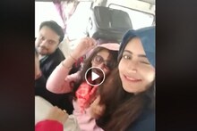 চলন্ত গাড়িতে দুরন্ত নাচ, অভিনেত্রীর তুমুল নাচে কেঁপেছে সোশ্যাল মিডিয়া