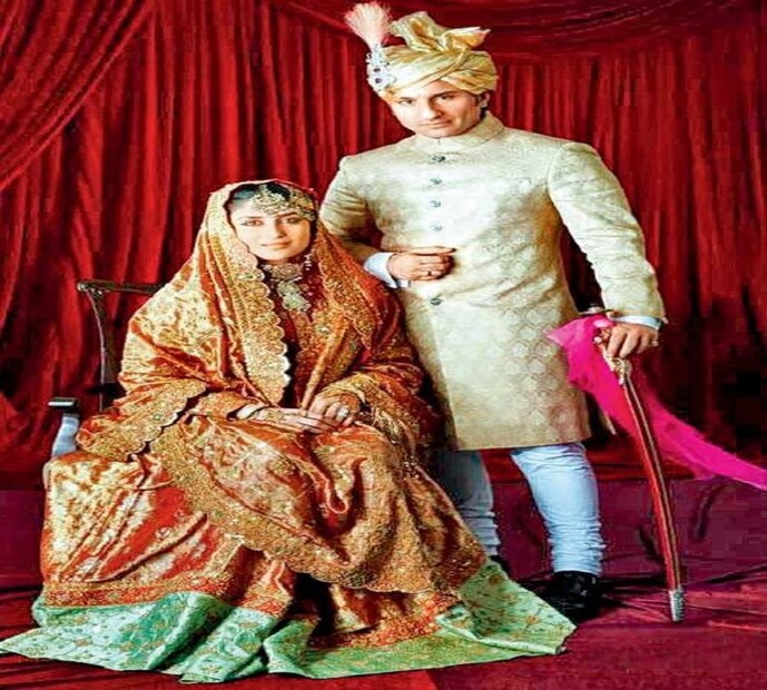 সইফ ও করিনার বিয়ের ছবি ৷ সৌজন্যে ফেসবুক ৷