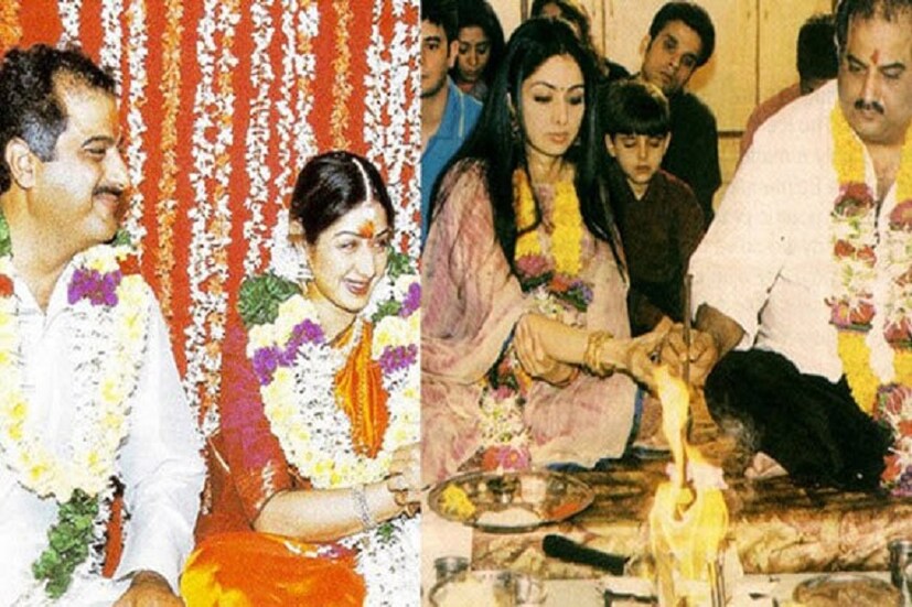 বলিউডের প্রয়াত অভিনেত্রী শ্রীদেবীর সঙ্গে প্রযোজক স্বামী বনি কাপুর ৷ সৌজন্যে ফেসবুক ৷