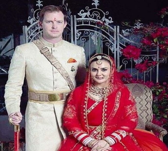প্রীতি জিন্টার বিয়ের ছবি ৷ সৌজন্যে ফেসবুক ৷