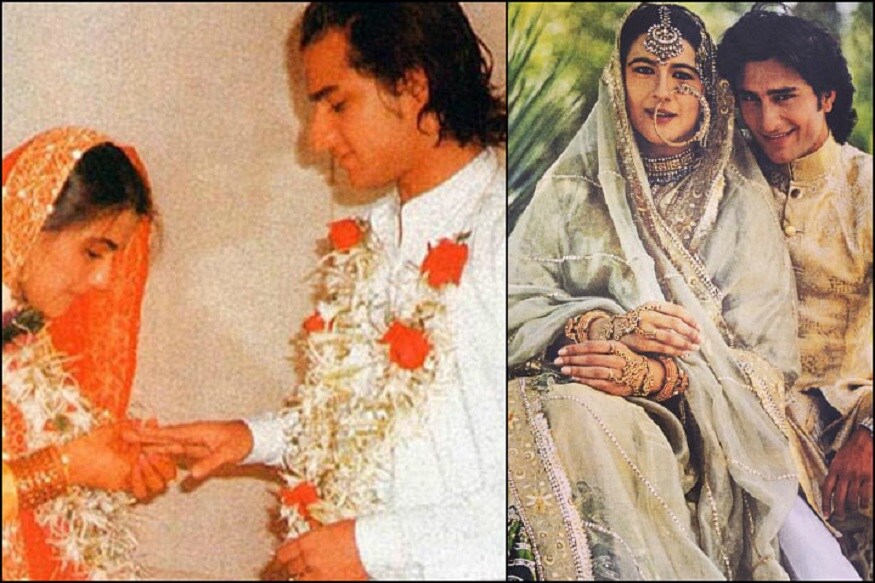 সইফ আলি খানের প্রথম স্ত্রী অমৃতা সিং-এর সঙ্গে বিয়ের ছবি ৷ যদিও এখন তাঁদের বিবাহ বিচ্ছেদ হয়ে গিয়েছে ৷ সৌজন্যে ফেসবুক ৷ সইফ আলি খানের প্রথম স্ত্রী অমৃতা সিং-এর সঙ্গে বিয়ের ছবি ৷ যদিও এখন তাঁদের বিবাহ বিচ্ছেদ হয়ে গিয়েছে ৷ সৌজন্যে ফেসবুক ৷