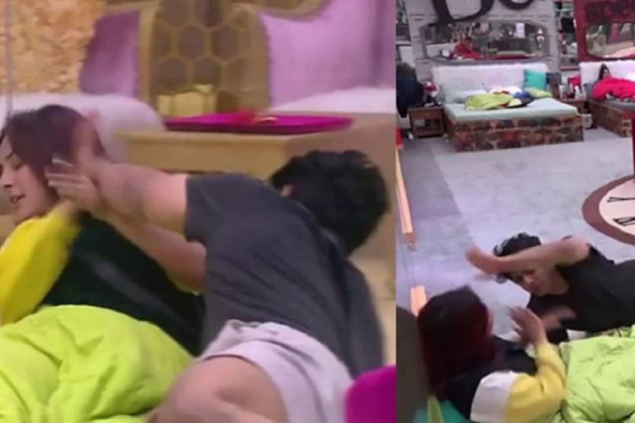 বিছানায় শুয়ে থাকা সিদ্ধার্থ শুক্লাকে থাপ্পড় ! ভাইরাল হল শেহনাজের ভিডিও