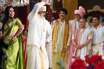 ক্যাটরিনা কাইফের বিয়েতে জমাটি নাচে অমিতাভ-জয়া বচ্চন, বাদ গেলেন না নাগার্জুনও