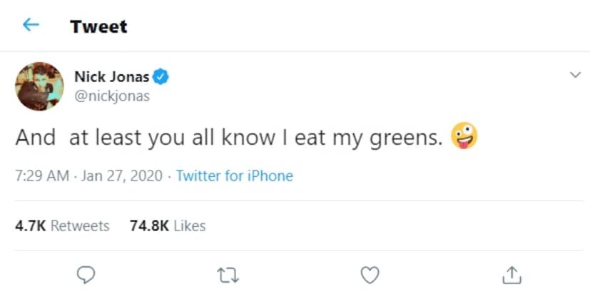 • ট্রোলিংয়ে অবশ্য নিক বিশেষ পাত্তা দেননি ৷ বরং কুল নিক ট্রোলারদের যোগ্য জবাবও দিয়েছেন ৷