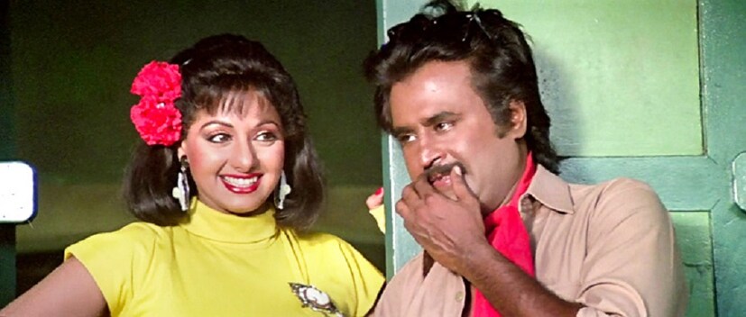 রজনীকান্তের সঙ্গে চালবাজ ছবিতে শ্রীদেবী। photo source collected 