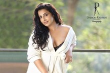 স্পষ্ট দেখা যাচ্ছে কালো লেসের অন্তর্বাস, ‘স্নান পোশাকে’ ঝড় তুললেন বিদ্যা বালন