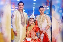 সিঁথিতে সিঁদুর-হাতে শাঁখাপলা, মাথায় মুকুট, নতুন বউয়ের বেশে কনীনিকা, ভাইরাল ছবি