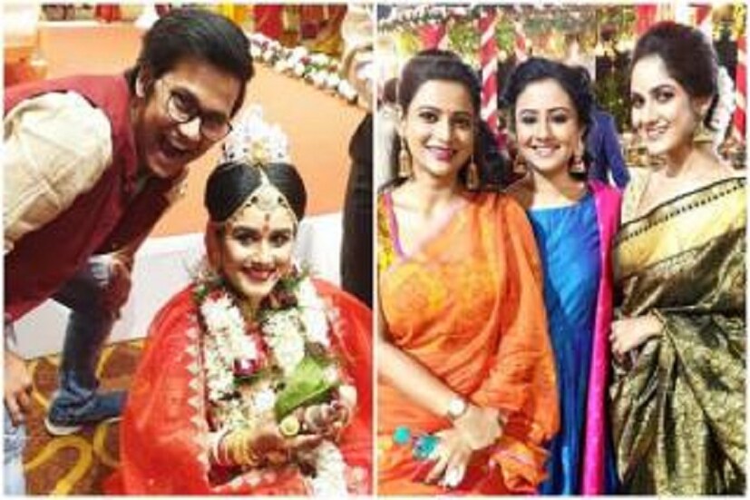 উপস্থিত ছিলেন টেলিভিশনের তোড়া (খোকাবাবু ধারাবাহিকে নাম ছিল) অর্থাৎ তৃণা সাহাও ৷ সংগৃহীত ছবি ৷