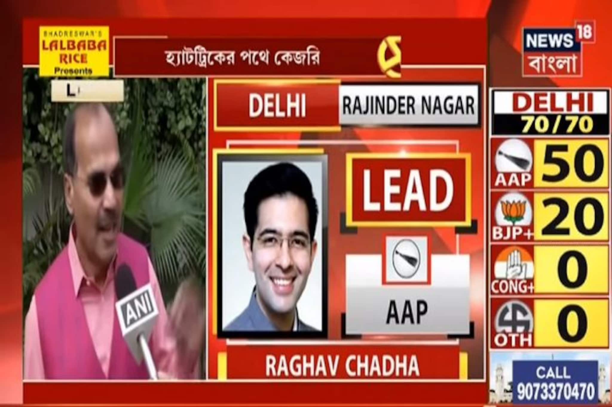 হ্যাটট্রিকের পথে অরবিন্দ কেজরিওয়াল, বিশাল ব্যবধানে জয়ের পথে আপ