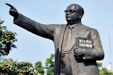 আম্বেদকরের মুর্তিতে দেওয়ার জন্য আনা মালা পড়ে রইল অনাদরে, অবহেলায়