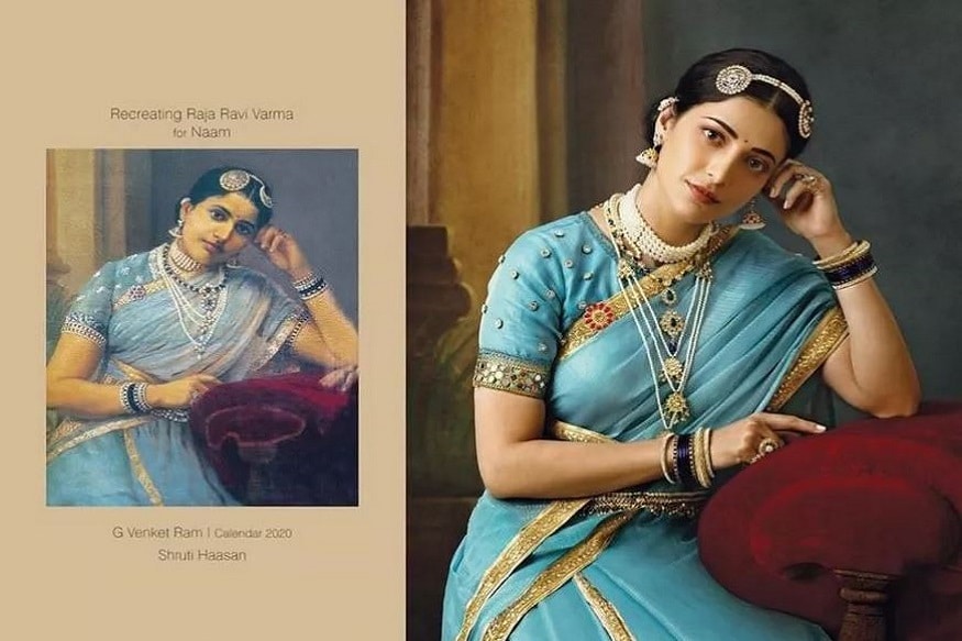 শ্রুতি হাসান৷ কমল হাসান ও সারিকার মেয়ে শ্রুতি নিজেও একজন অভিনেত্রী৷ ছবিতে আঁকা মহিলার মতো সেজেছেন তিনি৷ মানিয়েছেও বেশ৷ শ্রুতি হাসান৷ কমল হাসান ও সারিকার মেয়ে শ্রুতি নিজেও একজন অভিনেত্রী৷ ছবিতে আঁকা মহিলার মতো সেজেছেন তিনি৷ মানিয়েছেও বেশ৷