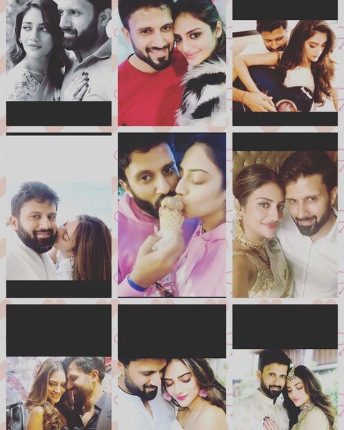 আবার স্বামী নিকিলের বেশ কিছু ছবির কলাজও পোস্ট করেন তিনি। 
