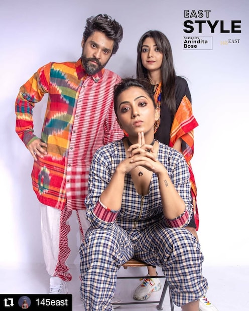 • নানারকম গামছা চেকও বৈচিত্র্য এনেছে ৷ ছবি: ইনস্টাগ্রাম ৷