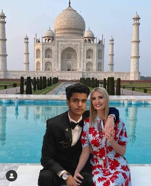 তবে গোটা বিষয়টিকে বেশ স্পোর্টিংলিই নিয়েছেন ইভাঙ্কা ৷ তিনি ছবিগুলিকে রিট্যুইট করে লেখেন, অপূর্ব তাজমহলে আমাকে নিয়ে যাওয়ার জন্য, ধন্যবাদ। অনবদ্য অভিজ্ঞতা ছিল, কখনও ভুলব না।”