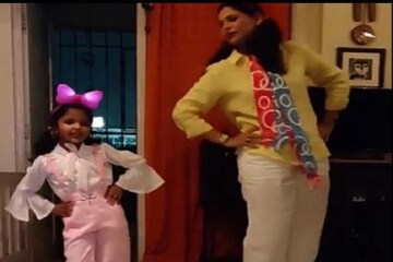 গৃহবন্দি সুদীপ্তা ! মেয়েকে সঙ্গে নিয়ে নাচে-গানে মেতে উঠলেন অভিনেত্রী
