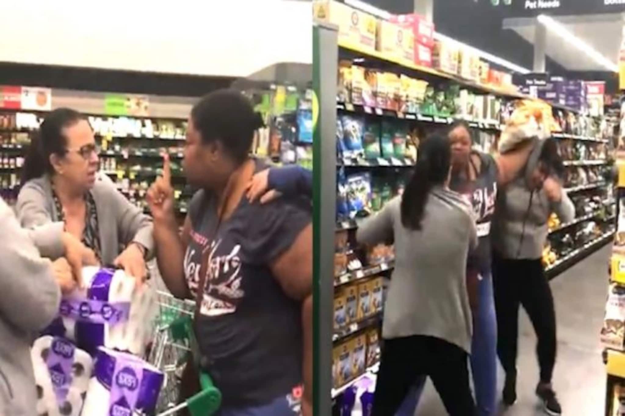 করোনা ভাইরাস: টয়লেট পেপার কেনা নিয়ে ৩ মহিলার ঝগড়া, দুমদাম শুরু মারপিট