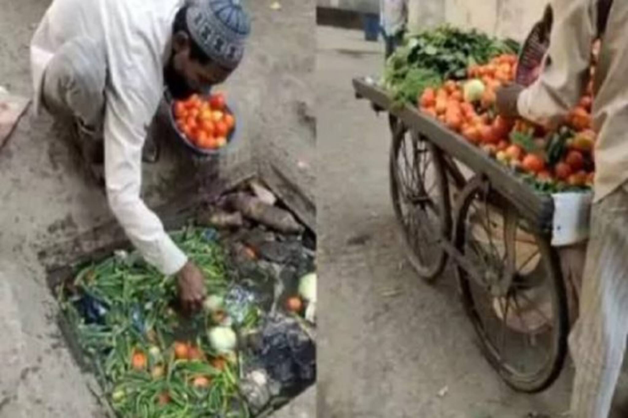 নর্দমার নোংরা জলে সবজি ধুয়ে বিক্রি, ভাইরাল ভিডিওতে করোনা হাস্য কৌতুক