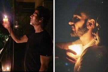 করোনা লড়াইয়ে একসঙ্গে আছি, মোদির ডাকে সারা দিয়ে প্রদীপ হাতে তারকারা